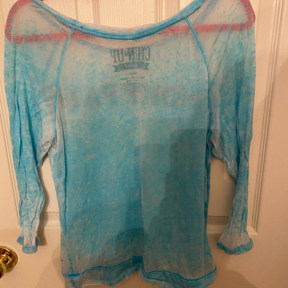 Blue Workout Top - Picture 4 of 4